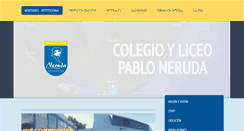 Desktop Screenshot of pabloneruda.edu.uy